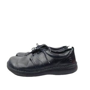 Footprints Birkenstock Men's Black Corvallis Leather Oxford Shoes Size US 9